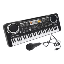 Brinquedo Infantil Teclado Eletrônico Musical De 61 Teclas