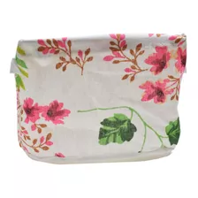 Cesto Organizador De Tecido Dobrável 20cm Estampado Floral