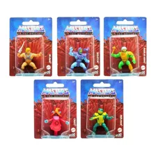 Coleção Motu 5 Miniaturas He-man Orku Mentor Aquatico Mattel