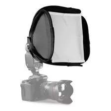 Mini Difusor De Flash Speedlight Softbox Dobrável 23x23cm