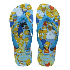 Sandalias Havaianas Simpsons Azul Turquesa