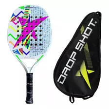 Raquete De Beach Tennis Drop Shot Nilo Original +capa