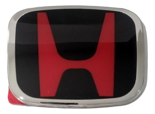 Emblema Honda Negro H Roja Tipo Type R,accord-civic-city-crv Foto 3