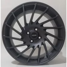 Rodas Réplicas Vossen Aro 17 4x100 (jogo) + Bicos Cor Grafite Fosco