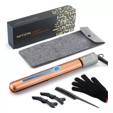 Nition - Plancha Profesional De Titanio Para Cabello, Para .