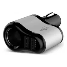 Carregador Veicular ELG 2x Usb Preto/cinza - Cc2s12v