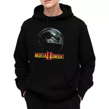 Moletom Mortal Kombat Frio Canguru Capuz Retrô Games Logo 