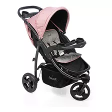 Cochecito Bebe Jogger 3 Ruedas Asiento Reclinable Y Canasto Color Rosa Color Del Chasis Negro