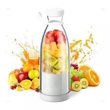 Mini Liquidificador Copo Mixer Elêtrico Batedor Juice Frutas Cor Branco