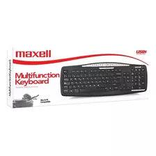 Teclado Pc Multifuncion Maxell Windows Mac Español Usb Kb100