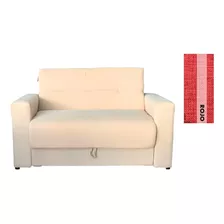 Sofa De 3 Cuerpos Bi Cama Chenille O Eco Cuero