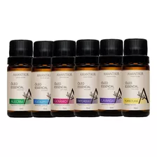 Kit Óleo Essencial Gerânio Lavanda Alecrim Patchouli + 2uni