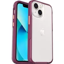 Funda Compatible Con iPhone 13 Pro Max Transparente Morado