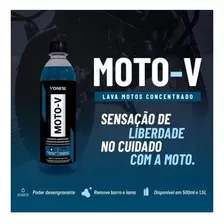 Champú Limpiador Para Motocicletas Moto-v Vonixx, 500 Ml