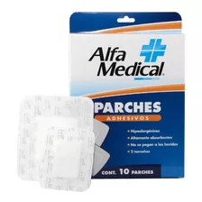 Parches Adhesivos 2 Tamaños Blanco C/10 Alfa Medical 1 Pieza