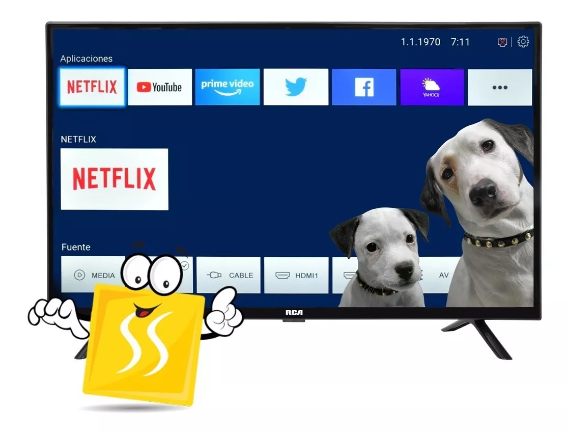 Tv Led Rca 32 Smart Linux Netflix Youtube Wifi Integrado