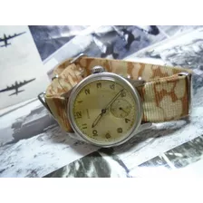 Eterna Military Cal 852 S'40 Wwii Staybrite Steel 36,00 Mm 