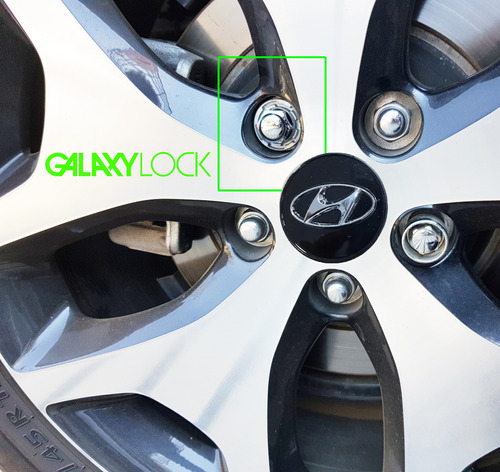 Tuercas Seguridad Galaxylock Hyundai Accent Gls T-a Garantia Foto 3