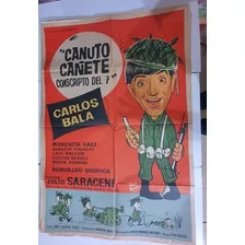 Afiche De Cine Original-c / Carlos Bala' - Canuto Cañate Sb