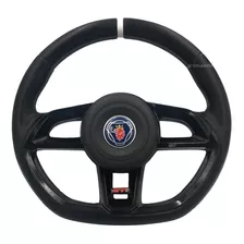 Volante Caminhão Gti Preto Anel Branco Scania 114 360