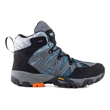 Bota Urbana Berrendo Outdoor 2016 Gris Azul Estilo Camping