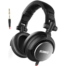 Somic Mm 185 Auricular Djs Orejeras Rotables 180° Color Negro