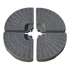 Bases Para Sombrilla Pie Lateral X 4 Rellenable Agua Arena