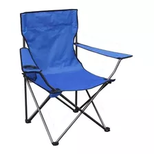 Silla Plegable De Exterior Con Portavasos Ideal Para Playa, 