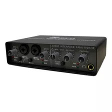 Interfaz De Audio 2 In / 4 Out 24 Bits 192khz Gcm Pro