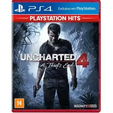 Uncharted 4 Ps4 Mídia Física Novo Lacrado Pronta Entrega