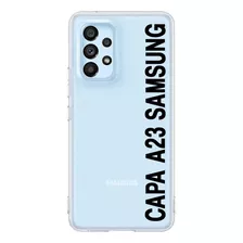 Capa Protetora Transparente Galaxy A23: Proteção Elegante