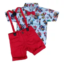 Roupa Temática De Menino Infantil Da Patrulha Canina