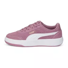 Tenis Casual Puma Tori Sd Mauve Con Blanco Para Mujer