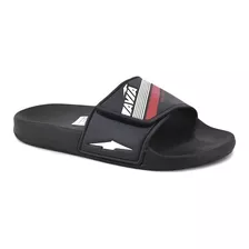 Ojotas Avi Fit Slide Con Velcro Hombre Green Sport