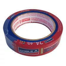 Cinta Enmascarar Azul 24mm Rollo 40mts Doble A