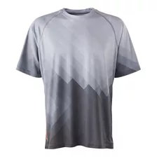 Polera Yeti Ss Alder Mosaic Gris