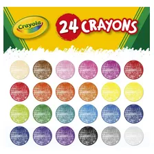 Colores Crayones Crayola 24 Colores No Toxico Express