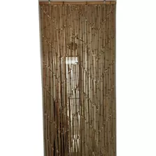 Cortina De Bambu Natural Zig Zag 147,5cm L X 195cm A 