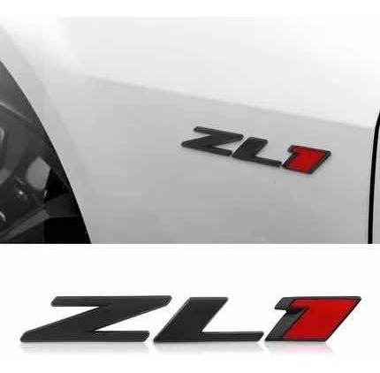 2 Emblemas Zl1 Camaro Negro 2010 2012 2014 2015 2016 2018 20 Foto 2