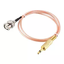 Uxcell Bnc Macho A 3,5 Mm (1/8 ) Mono Ts Macho Cable De Aud