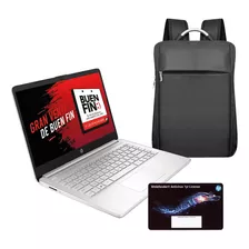 Laptop Hp Celeron N4120 4gb Ssd 128gb W11h Mochila Antivirus