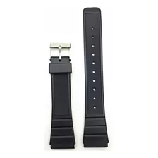 Correa De Reloj De Goma Negra 2 Cm Cómoda Y Duradera Para Ho