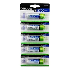 Pilas Recargables Aa Dblue 2700mha / Pack 5 Unidades