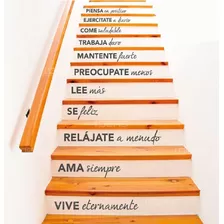 Vinil Decorativo Para Escaleras Frases Motivacionales 