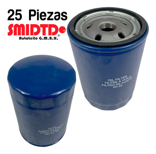 25 Filtros Aceite Para Chevrolet Suburban 5.7l 92-98 Smidtd Foto 2