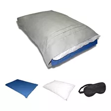 Almohada Personalizada 2 En 1 - Memory Foam + 1 Antifaz 