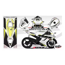 Kit Adesivo Superbike Universal Carenagem Pista Mod 1 Track 