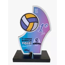  Troféu De Vôlei Em Mdf Personalizado Top