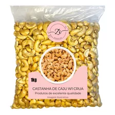 Castanha De Caju Crua Nova Safra Pacote 1kg Inteira