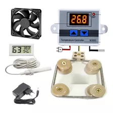 Kit Para Chocadeira 110v Termostato,resistência,medido,culer